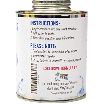 Witty Yeti Dehydrated Water Can – Hilarious Gag Gift for All Occasions