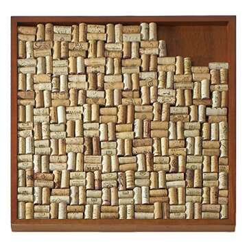 Wine Enthusiast DIY Wine Cork Board Frame Kit