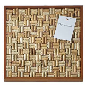 Wine Enthusiast DIY Wine Cork Board Frame Kit