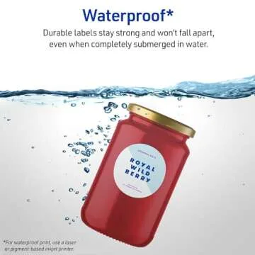Avery Waterproof Labels - Customizable & Durable for All Uses