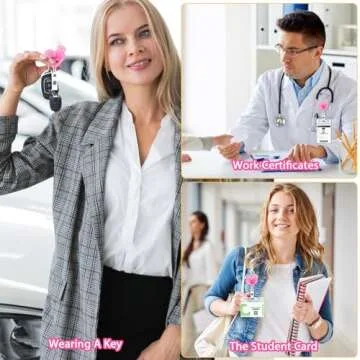 Gjinxi Cute Badge Reel Holder for Nurse and Medical Professionals
