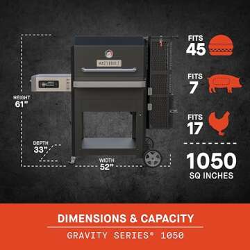 Masterbuilt 1050 Digital Charcoal Grill and Smoker