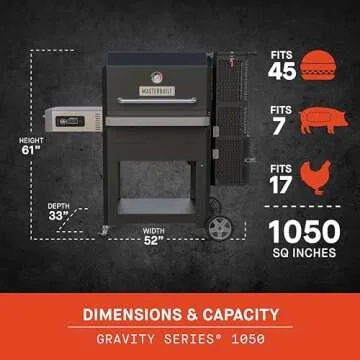 Masterbuilt 1050 Digital Charcoal Grill and Smoker