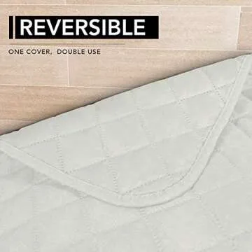 Reversible Easy-Going Sofa Slipcover for Pets and Kids