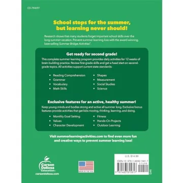 Summer Bridge Activities Workbook for 1st Graders