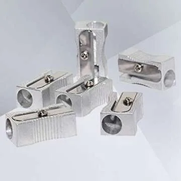 NUOBESTY Metal Pencil Sharpeners - 10pcs for Perfect Writing