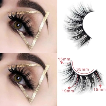 Veleasha Dubai 5D Faux Mink Lashes - Luxurious Volume 7 Pairs