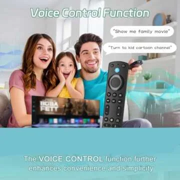 Replacement Voice Remote Control for Smart TVs and Fire Stick