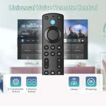 Replacement Voice Remote Control for Smart TVs and Fire Stick