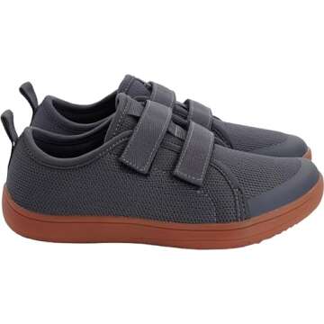 WHITIN Toddlers Wide Barefoot Shoes for Boys Girls Minimalist Zero Drop Sneakers Size 10 Toddlers Li...