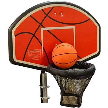 JumpKing Trampoline Basketball Hoop with Inflatable Basketball