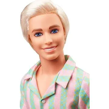 Barbie The Movie Ken Doll – Retro Beach Style with Surfboard