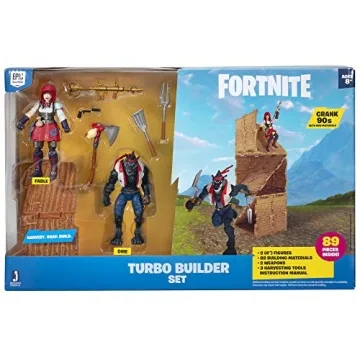 FORTNITE Turbo Builder Set with Fable and Dire Action Figures