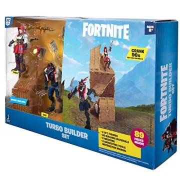 FORTNITE Turbo Builder Set with Fable and Dire Action Figures
