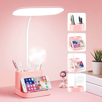 Mubarek Cute Desk Lamp for Aesthetic Girls & Women