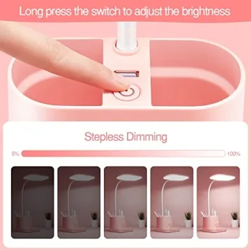 Mubarek Cute Desk Lamp for Aesthetic Girls & Women