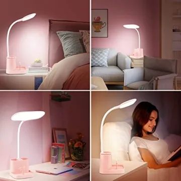 Mubarek Cute Desk Lamp for Aesthetic Girls & Women