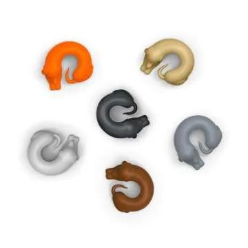 Genuine Fred Fred WINER DOGS Dachshund Dog Drink Markers, Set of 6