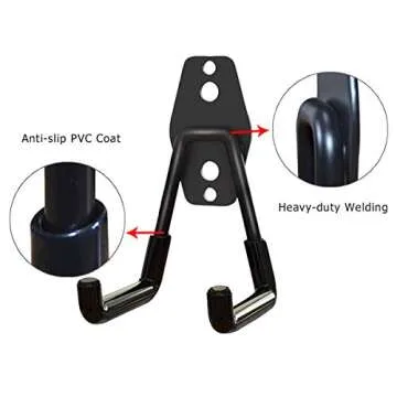 Heavy-Duty Garage Storage Utility Hooks for Organizing