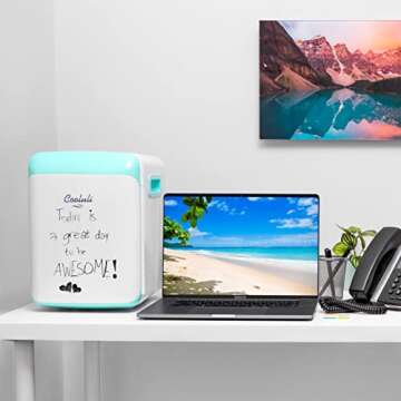 Cooluli 10L Mini Fridge for Bedroom - Car, Office Desk & College Dorm Room - 12V Portable Cooler & W...