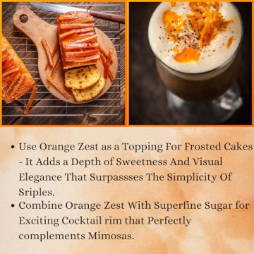 Organic Dried Orange Peel Powder for Culinary Delights 8 oz