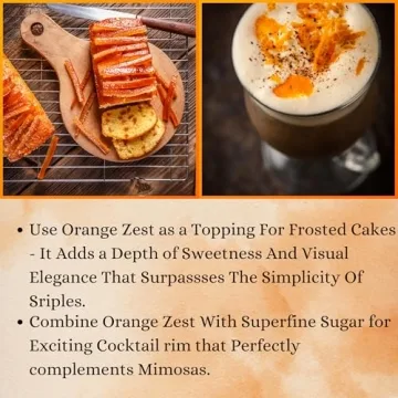 Organic Dried Orange Peel Powder for Culinary Delights 8 oz