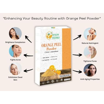 Organic Dried Orange Peel Powder for Culinary Delights 8 oz