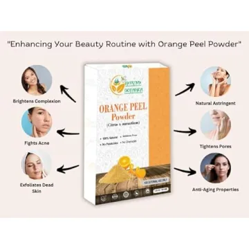 Organic Dried Orange Peel Powder for Culinary Delights 8 oz