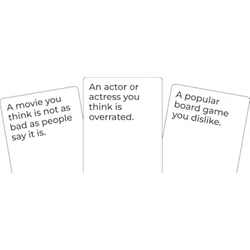 BAD OPINIONS Party Game for Fun Debates and Laughter