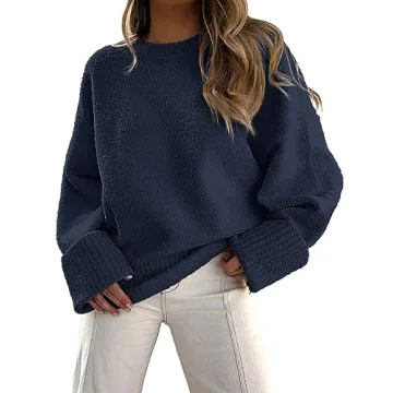 Prinbara Women's Oversized Sweater - Cozy, Stylish Winter Essential