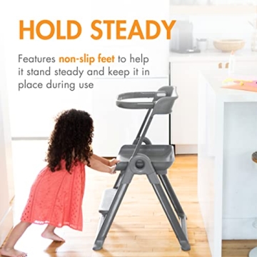 Boon Pivot Toddler Tower - Folding Step Stool for Kids