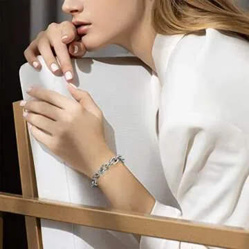 Chunky Gold-Plated Chain Bracelet by Lane Woods for Women