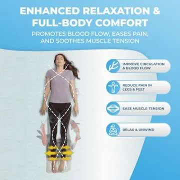 Daiwa Felicity Chi Vitalizer Machine Original - Passive Aerobic Exerciser for Vitality Swing Shaking Exercise - Chi Machine Lymphatic Massager, Comfortable Padded Ankle Cradle for Full Body Relaxation