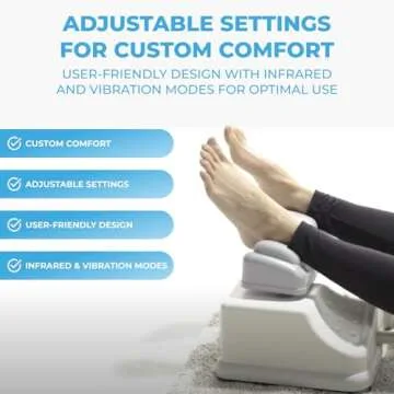 Daiwa Felicity Chi Vitalizer Machine Original - Passive Aerobic Exerciser for Vitality Swing Shaking Exercise - Chi Machine Lymphatic Massager, Comfortable Padded Ankle Cradle for Full Body Relaxation