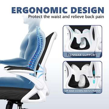 Ergonomic Winrise Office Chair with Adjustable Support