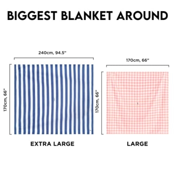 Dock & Bay Picnic Blanket - Quick Dry & Water Resistant