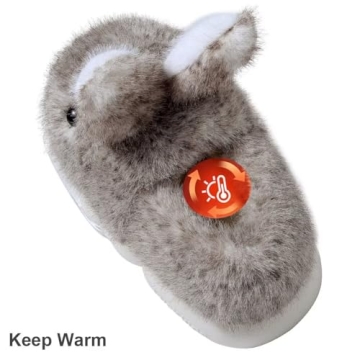 Comfortable Bunny Slippers for Toddlers - Fluffy & Cute