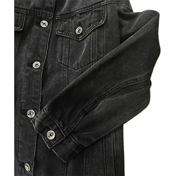 Stylish Oversize Denim Jacket for Women - Tsher Classic