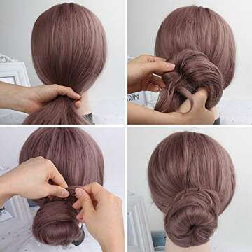 FANDAMEI 120 Pack of U Shaped Hair Pins Women and Girls Bun Hair Pins with Storage Box, Black (5 cm/1.96 Inches)