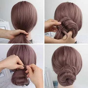 FANDAMEI 120 Pack of U Shaped Hair Pins Women and Girls Bun Hair Pins with Storage Box, Black (5 cm/1.96 Inches)