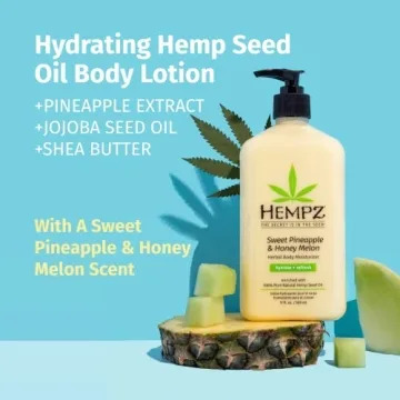 HEMPZ Body Lotion Sweet Pineapple Honey Melon 17oz Moisturizer