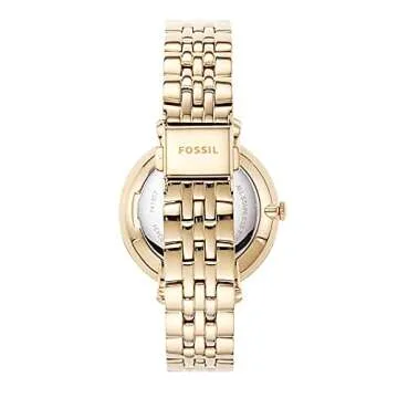 Elegant Fossil Jacqueline Gold Stainless Steel Watch