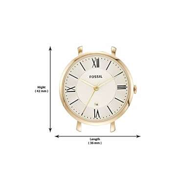 Elegant Fossil Jacqueline Gold Stainless Steel Watch