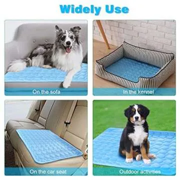 MeiLiMiYu Dog Cooling Mat - Lightweight, Washable & Safe