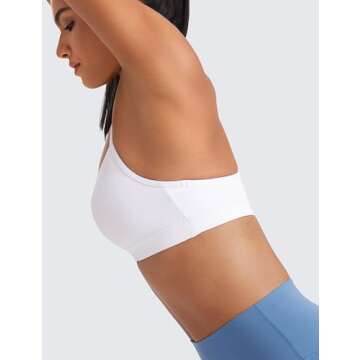CRZ YOGA Butterluxe Women's Padded Sports Bra