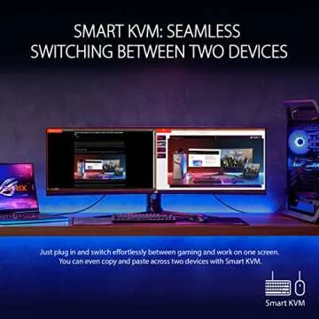 ASUS ROG Strix 49” Ultra-wide Curved HDR Gaming Monitor (XG49WCR) - Dual QHD 32:9 (5120 x 1440), 165Hz, Extreme Low Motion Blur Sync, USB-C, RJ45, DisplayHDR400, 90% DCI-P3, Dual Input-KVM Switch