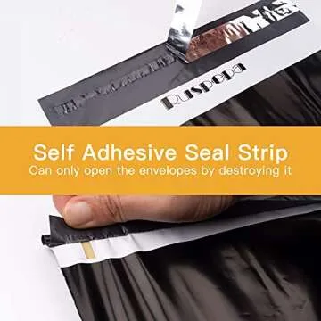 RUSPEPA Stylish Self-Sealing Poly Mailers - 50 Pack