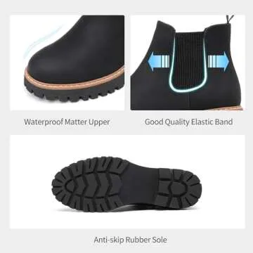 Stylish DECARSDZ Chunky Platform Ankle Boots for Women