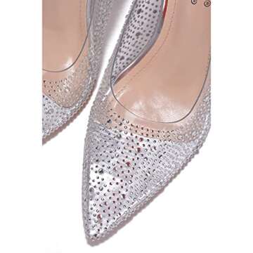 Cape Robbin Giulia Clear Stiletto Heels - Elegant & Comfortable Pumps