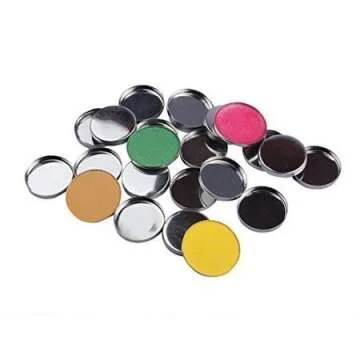 CTKcom 2-Ounce Metal Tins Screw Top Flat Aluminum Silver Slide Round Tin Containers For Lip Balm,Crafts,Cosmetic,Candles,Travel Storage Kit (Pack of 10)